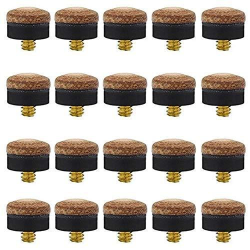 海外輸入品 ビリヤード lasenersm 20 Pieces 10 mm Screw-on Poo...