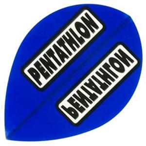 海外輸入品 ダーツ フライト FBA-PENT-PNT2103 US Darts Pentathlon Blue Pear Shape Dart Flights - 3 S｜maniacs-shop