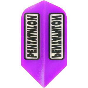 海外輸入品 ダーツ フライト FL-PENT-0134-PURPLE-SLIM US Darts 3 Sets (9 Flights) Pentathlon Purple｜maniacs-shop