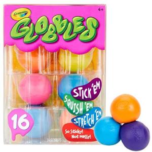 クレヨラ アメリカ 海外輸入 74-7292 Crayola Globbles Fidget Toy (16ct), Sticky Fidget Balls, Squish｜maniacs-shop