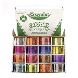 クレヨラ アメリカ 海外輸入 68-8024 Crayola Crayon Classpack - 800ct (16 Assorted Colors), Bulk Sch｜maniacs-shop