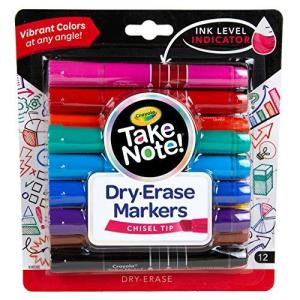 クレヨラ アメリカ 海外輸入 58-6545 Crayola Low Odor Dry Erase Markers for Kids & Adults, Chisel Ti｜maniacs-shop