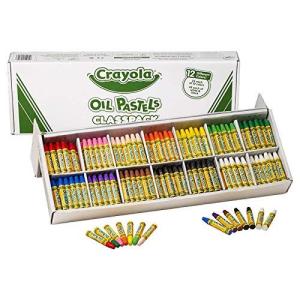 クレヨラ アメリカ 海外輸入 52-4629 Crayola Oil Pastels Classpack, 12 Brilliant Opaque Colors, Scho｜maniacs-shop