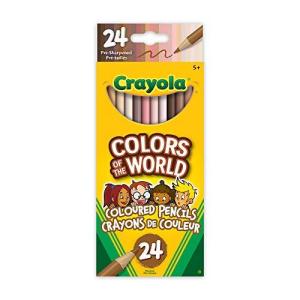 クレヨラ アメリカ 海外輸入 918993.036 CRAYOLA Colours of The World Colouring Pencils - Assorted Co｜maniacs-shop