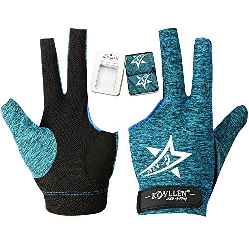 海外輸入品 ビリヤード KONLLEN Billiards Gloves for Left Hand...