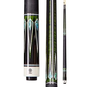 海外輸入品 ビリヤード COLLAPSAR-CH03GR-20 Collapsar CH03 Pool Cue with Soft Case,Green Curly Maple w｜maniacs-shop