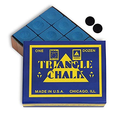 海外輸入品 ビリヤード Triangle Billiard Pool Cue Chalk - 1 D...