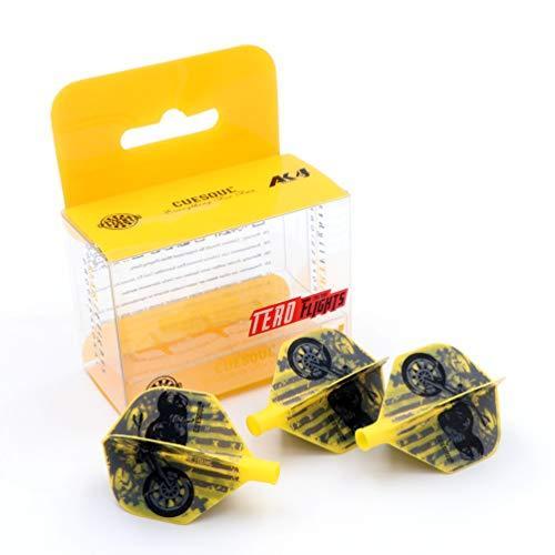 海外輸入品 ダーツ フライト CUESOUL TERO AK4 Yellow Dart Flight...