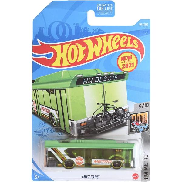ホットウィール マテル ミニカー L2593 Hot Wheels Ain't Fare, [Gre...
