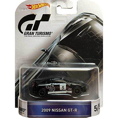 ホットウィール Hot Wheels グランツーリスモ 2009ニッサン GT-R 5/5 ブラック...