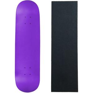 デッキ スケボー スケートボード DMB-8NPUR + GT519 Moose Skateboard Deck Blank Neon Purple 8.0" Bl｜maniacs-shop