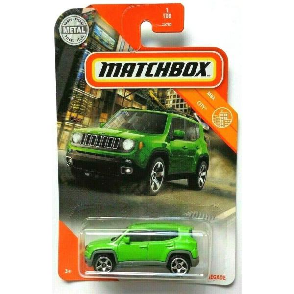 マッチボックス マテル ミニカー Matchbox 2019 Jeeps Renegade, 1/1...
