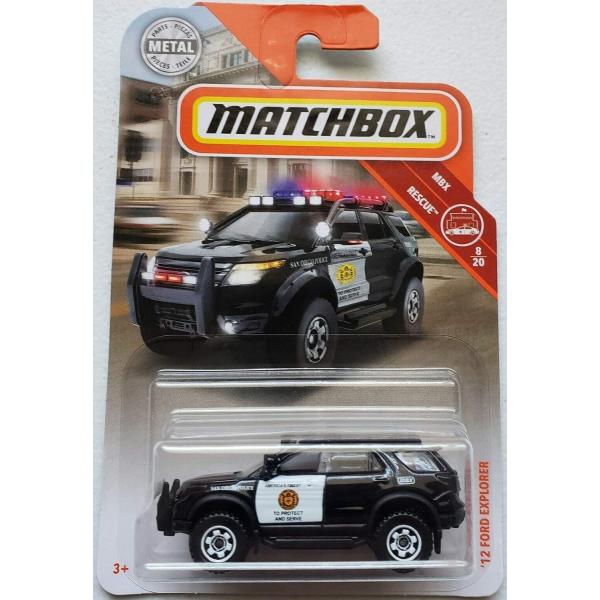 マッチボックス マテル ミニカー mFordExplorer2019Rescue Matchbox ...
