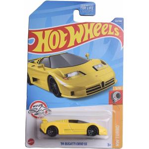 ホットウィール マテル ミニカー L2593 Hot Wheels '94 Bugatti EB110 SS, Turbo 5/10, Yellow