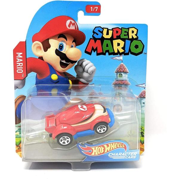 ホットウィール マテル ミニカー FLJ24 Hot Wheels Super Mario Char...