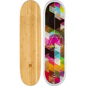 デッキ スケボー スケートボード 1-01-015-03-01M Bamboo Skateboards Geometricity Graphic Skateboar｜maniacs-shop