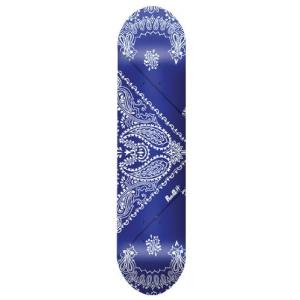 デッキ スケボー スケートボード 030-bandana-Navy Blue-7.75 Bandana Skateboard Graphic Decks, 7.5,｜maniacs-shop