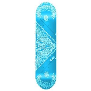 デッキ スケボー スケートボード 030-bandana-Sky Blue-7.75 Bandana Skateboard Graphic Decks, 7.5,｜maniacs-shop