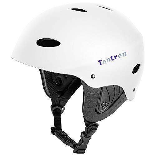 ウォーターヘルメット 安全 マリンスポーツ TC-WH01 Tontron Adult Whitew...