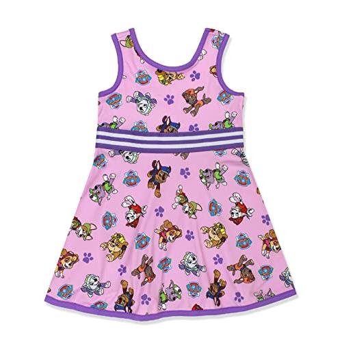 パウパトロール 子供服 スカート 半袖ワンピース 2T 日本サイズ95相当 スカイ エベレスト 複数...