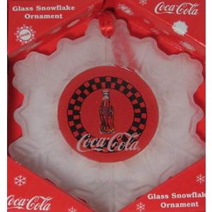 エネスコ Enesco 置物 インテリア Enesco Coca Cola Glass Snowflake Ornament