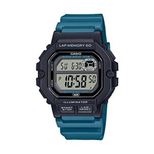 腕時計 カシオ メンズ WS1400H-3AV Casio LED Illuminator 10-Year Battery Men's Digital Sports Watch Lap｜maniacs-shop