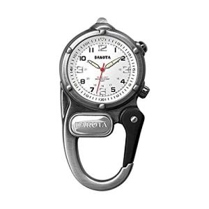 腕時計 ダコタ カラビナウォッチ 38426 Dakota Clip Watch with LED Flashlight, Mini Clip Microlight｜maniacs-shop