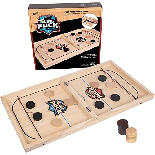 ボードゲーム 英語 アメリカ Fast Sling Puck Game 14 Inches Smal...