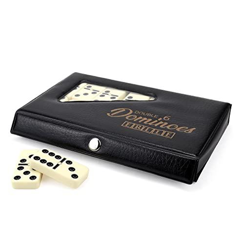 ボードゲーム 英語 アメリカ D6D-PVC ERLLE - Premium Double 6 Do...