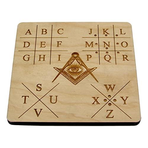 ボードゲーム 英語 アメリカ Masonic Cipher Key Escape Room Prop