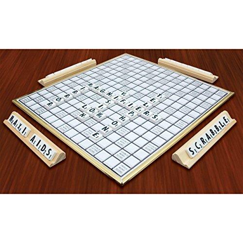ボードゲーム 英語 アメリカ Deluxe Scrabble for Low Vision
