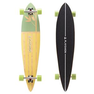 ロングスケートボード スケボー 海外モデル 20210226 Playshion 42 Inch Pintail Longboard Skate｜maniacs-shop