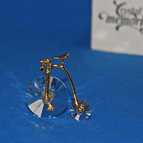 スワロフスキー クリスタル 置物 3 SWAROVSKI Penny Farthing Bicycl...