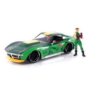 ジャダトイズ ミニカー ダイキャスト 30837 Street Fighter 1:24 1969 Chevrolet Corvette Stingray｜maniacs-shop