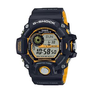 腕時計 カシオ メンズ GW-9400YJ-1JF Casio Men's RANGEMAN GW-9400YJ-1JF Radio Solar, Black and Yellow J｜maniacs-shop