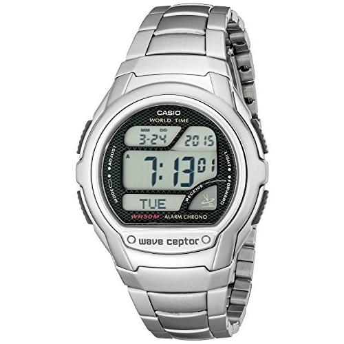 腕時計 カシオ メンズ WV58DA-1AV Atomic Digital Watch Silver