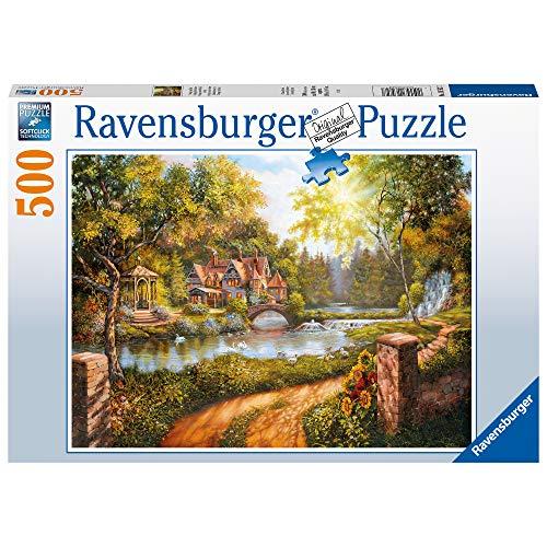 ジグソーパズル 海外製 アメリカ 500 Ravensburger 16582 Cottage on...