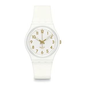 腕時計 スウォッチ メンズ SO28W106-S14 Swatch Gent BIOSOURCED White Bishop Quartz Watch｜maniacs-shop