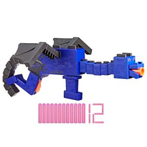 ナーフ アメリカ 直輸入 F7912S21 Nerf Ender Dragon Blaster, 4-Dart Internal Clip, 12 Foam Darts, Insp｜maniacs-shop