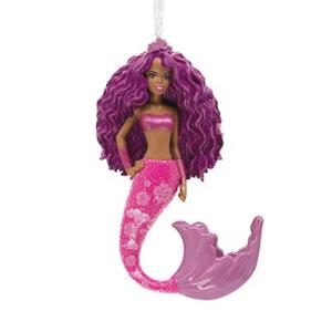 バービー バービー人形 0003HCM2199 Hallmark Barbie Mermaid Christmas Ornament｜maniacs-shop