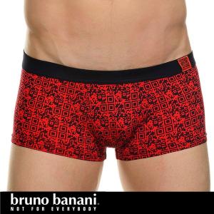 リンク　ローライズボクサー☆ドイツブランド　bruno banani （ブルーノバナーニ） LINKシリーズ ☆Hip Short　レッド　【M】サイズ｜manifica