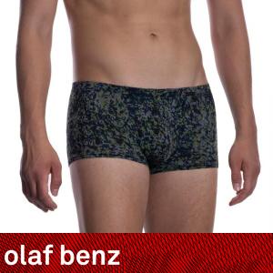 【S】【M】【L】【XXL】サイズ　モザイク☆カモフラージュ　メンズボクサーパンツ☆ドイツ製　OLAF BENZ（オラフベンツ）☆RED2062☆Minipants　男性下着｜manifica