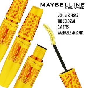 メイベリン ウォッシャブルマスカラ グラムブラック 3本セット コロッサル キャットアイズ MAYBELLINE NEW YORK ボリュームエクスプレス