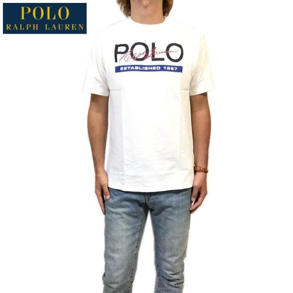 POLO RALPH LAUREN　ポロ ラルフローレン 筆記体サイン コットン ジャージー グラフ...