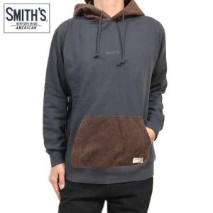 SMITH'S（スミス） 裏毛 パーカー 異素材 切り替えパーカー プルオーバー フーディー スミスアメリカン メンズ　レディース　ユニセックス　ＸＬ｜mankichi1978