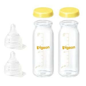 ピジョン 母乳実感 直付け 哺乳瓶100mlセット（一般新生児用) 2個セット