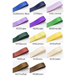 ゴールドライン グログランリボン 幅25mm 6Mの詳細画像2