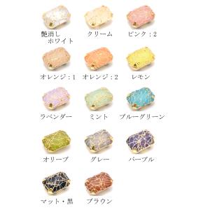 アクセサリー パーツ 座付きアクリルビジュー ...の詳細画像2