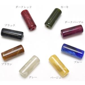 天然石風アクリルビーズ チューブ 6個入り 「...の詳細画像2