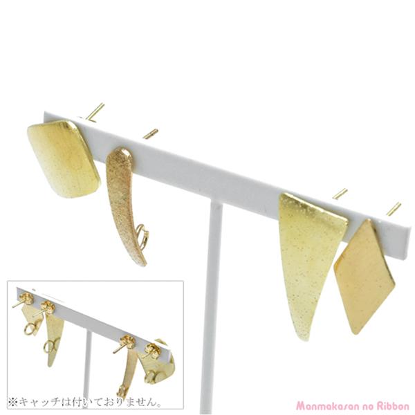 ゴールド　裏カンピアス金具　1ペア　［在庫限り］